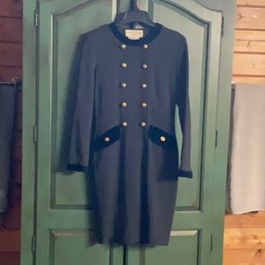 Adrienne Vittandini grey wool dress